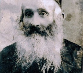 Natan Dawid Holländer, rabbi of Mszana Dolna from 1912 to 1938. Photograph from the family collection of Elieazar Zobermann, the rabbi's grandson.