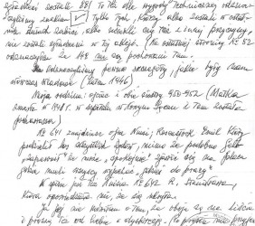 18.	Kuba Weissberger’s letter to Mieczysław Daszkiewicz with a description of the massacre in Na Pańskim area in Mszana Dolna.