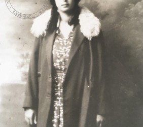 5.	Mila Schächter from Mszana Dolna. Source: Helen Krag’s family collection.