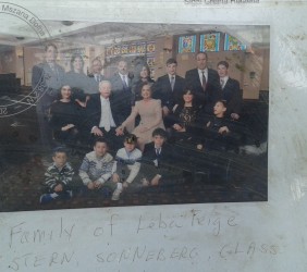 6.	The photograph left at the mass grave at Pańskie by the Leba Stern Sonnenberg