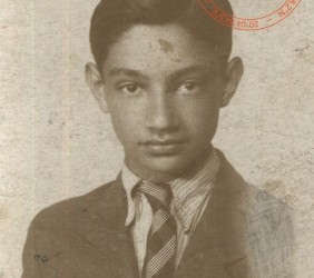 18. Jurek Streimer, son of the lawyer Maurycy Streimer, during his teenage years; photo from the archive of Streimer family