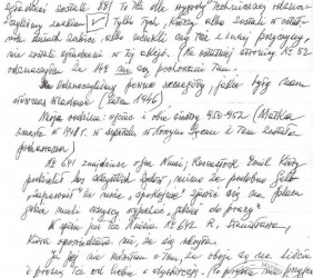 18. Kuba Weissberger’s letter to Mieczysław Daszkiewicz with a description of the massacre in Na Pańskim area in Mszana Dolna.